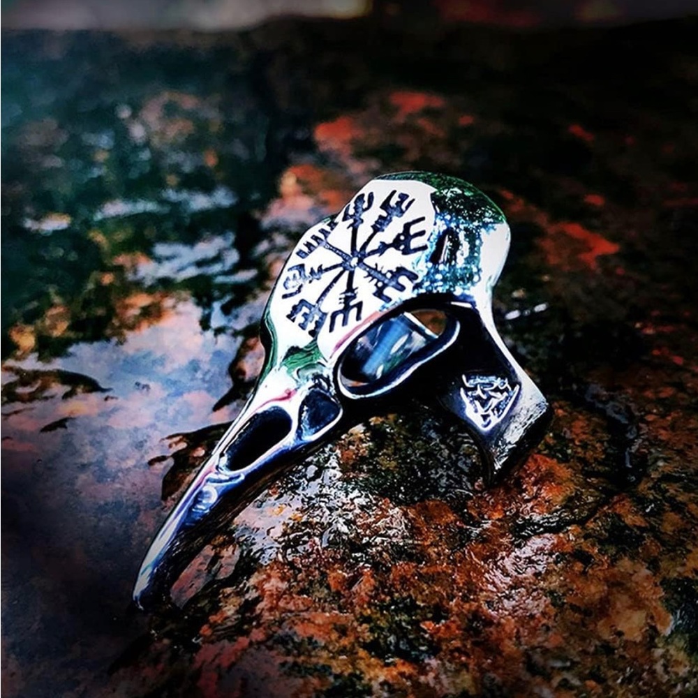 Viking Raven Ring